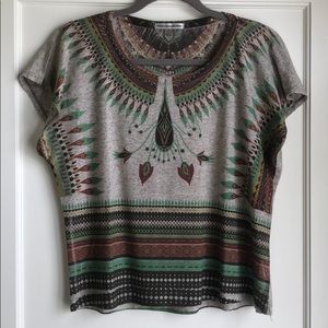 Equipe Tribal Print Top